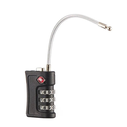 New TSA Customs Colorful Code Lock: Travel Luggage Password Changeable Padlock - Contrast Design for Cabinet, Locker Security