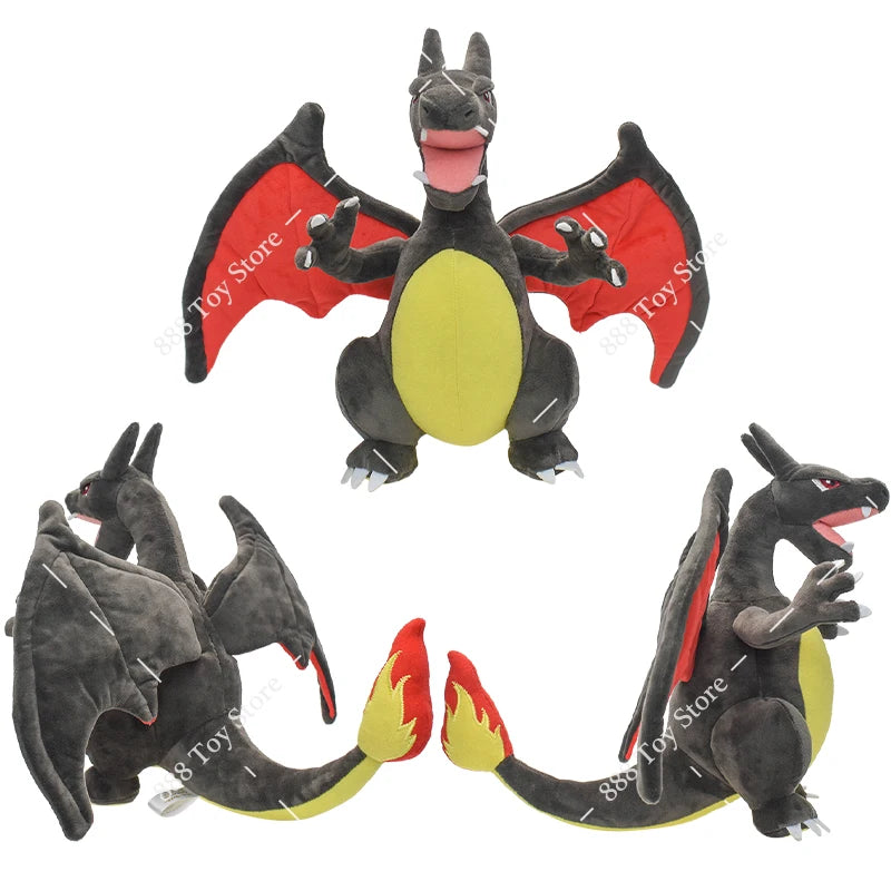 Pokémon Plush Toy Set Shiny Gyarados Charizard Mega Rayquaza Lucario Ho-Oh Zorua Butterfree Anime Stuffed Animals Kids Christmas Gift Plushies