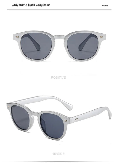 Vintage Rectangle Sunglasses – Luxury Designer Square Sun Glasses for Men & Women