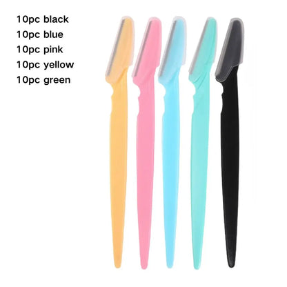 Portable Eyebrow Trimmer & Face Razor – Hair Remover Blades for Eyebrow Epilation and Makeup Grooming