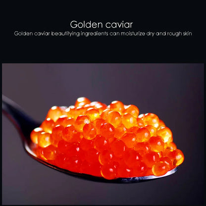 Golden Caviar Facial Mask Sheets – Moisturizing, Oil-Control, Anti-Aging & Anti-Wrinkle Skin Care Treatment