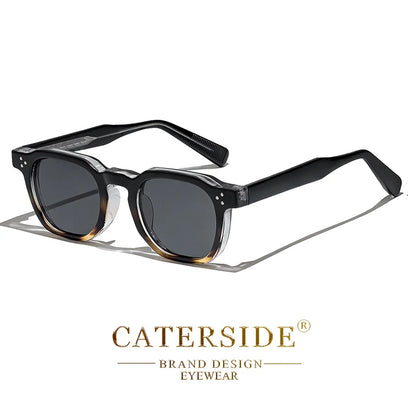 CATERSIDE Small Frame Square Sunglasses - Fashion Unisex Eyewear for Travel, Parties & Business
