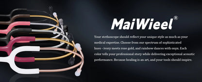 Portable Double-Sided Medical Stethoscope — Professional Cardiology Stethoscope for Doctors, Nurses, and Medical Use