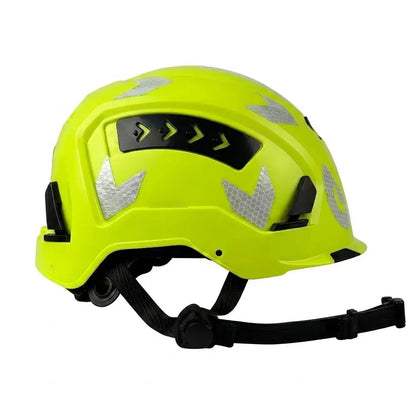 ANSI CE Safety Helmet - Breathable ABS Construction Hard Hat with Sliding Vents & Reflective Stickers