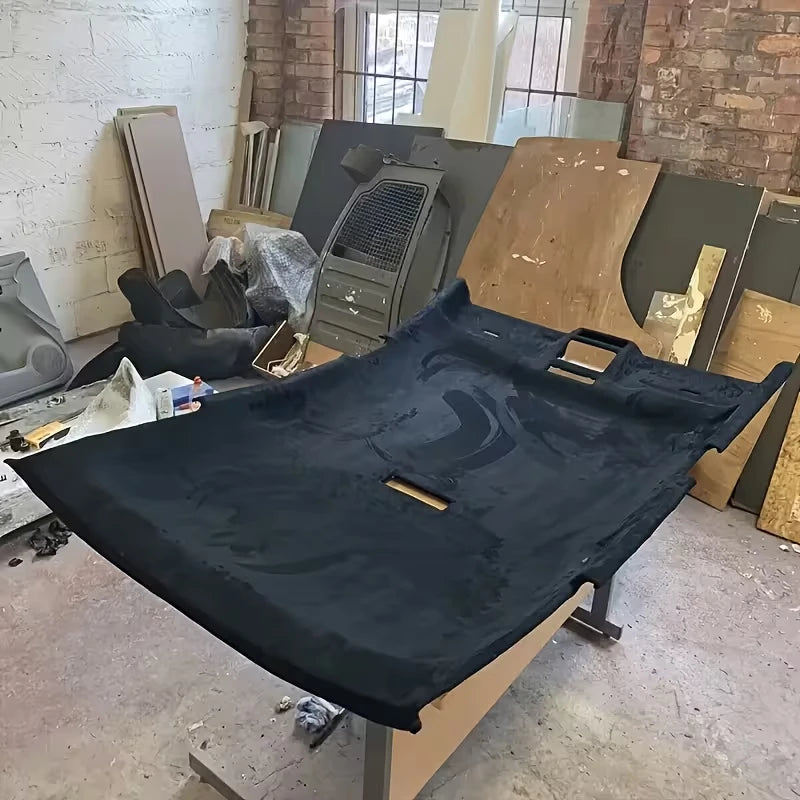 Suede Car Headliner Fabric with Foam Backing - Automotive Roof Lining for Interior Upholstery Repair & DIY Projects