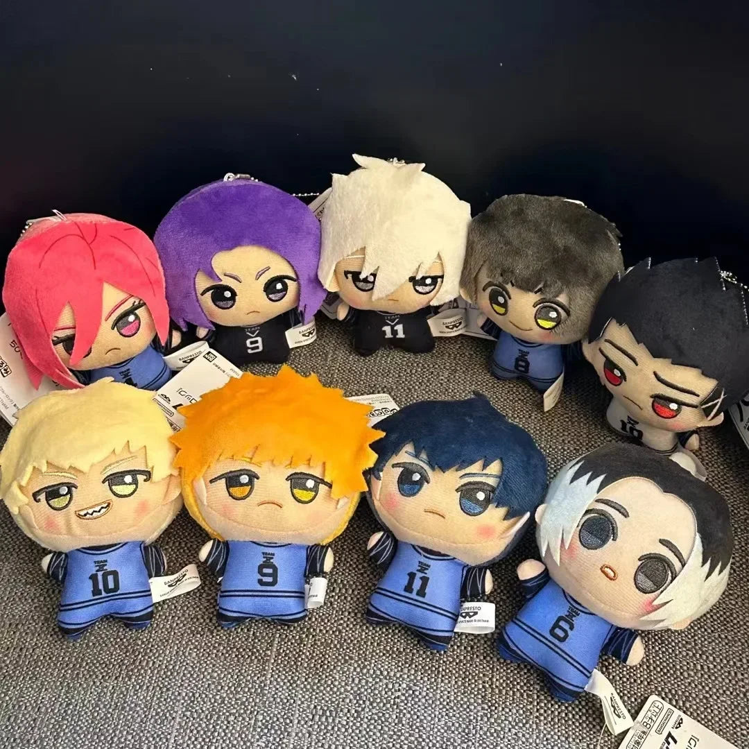 Mini Blue Lock Plush Keychain – Nagi Anime Backpack Charm & Cute Stuffed Doll Gift