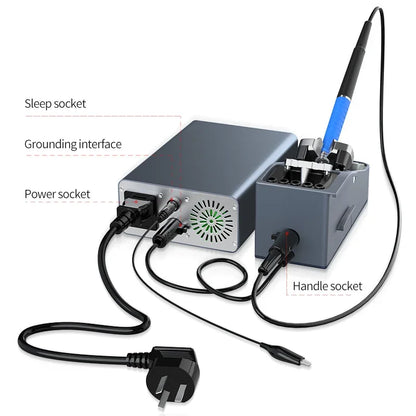 AIXUN T3A T3B Intelligent Soldering Station - T115/T210/T245/T12 Rework Station for PCB & BGA Soldering Tools