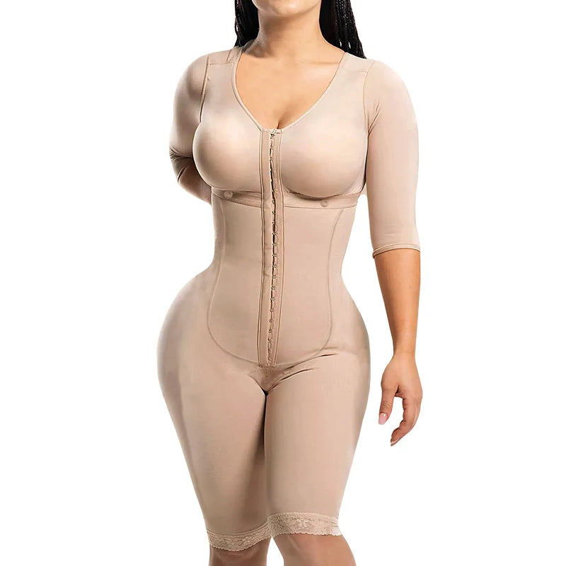 Full Body Colombian Shaper Girdle, High Compression Bodysuit, Postpartum & Postoperative Waist Slimmer, Lipo Arm Reducing Shapewear