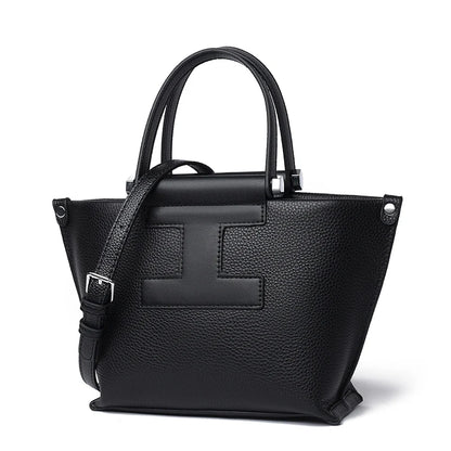 Luxury Cowhide Women’s Tote Bag – High-Quality Genuine Leather Shoulder and Crossbody Handbag, Fashionable Sac A Main