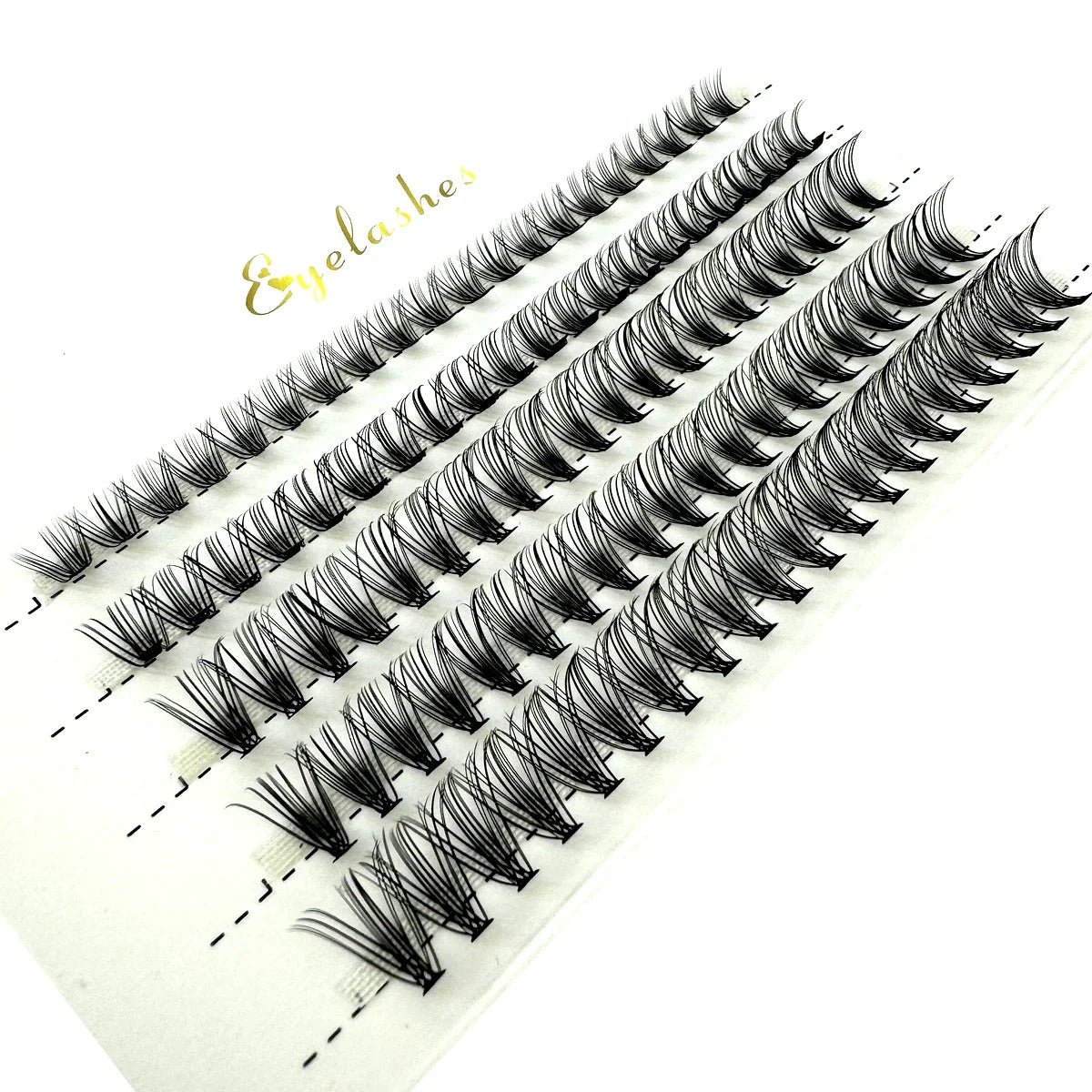 HBZGTLAD 280Pcs 3D Mink Eyelash Clusters Set – Handmade 10D 60D 80D Natural Style False Eyelashes Extension Bundle Pack