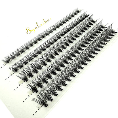 HBZGTLAD 280Pcs 3D Mink Eyelash Clusters Set – Handmade 10D 60D 80D Natural Style False Eyelashes Extension Bundle Pack