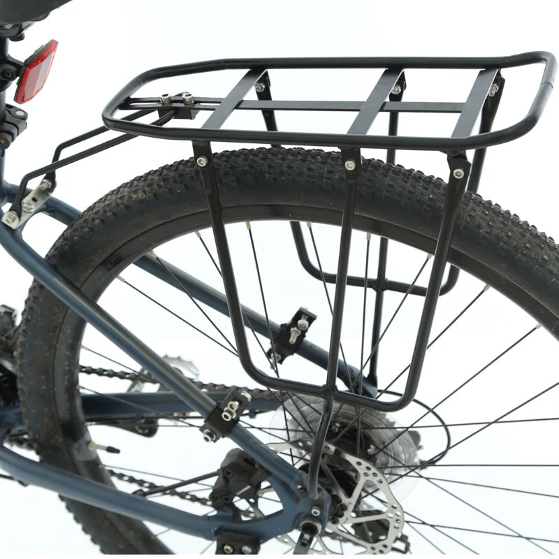 Mountain Bike Rear Seat Rack — Disc & V Brake Compatible Thickened Shelf, Bicycle Accessories Hanger