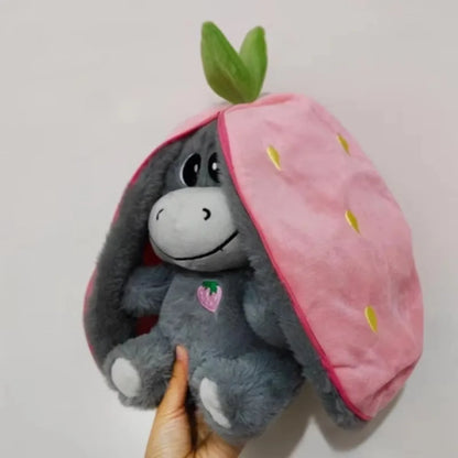 12.6-inch Luminous Breathing Plush Doll – Motion Light Baby Sleeping Toy Donkey Cartoon Soft Doll for Early Childhood