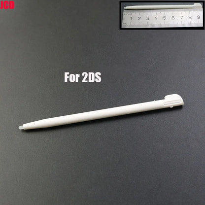 White Plastic Telescopic Stylus Pen — Touch Screen Stylus for 2DS/3DS/New 2DS LL XL/New 3DS XL/NDSL/NDSi/NDS