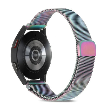 20mm/22mm Milanese Magnetic Loop Watch Strap – Compatible with Garmin Venu 2/3, Forerunner 55/158/165/245/255/265/645/745/965 Music