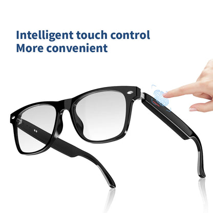 2-in-1 Smart Glasses Headset – Bluetooth Audio, AI Voice, Noise Reduction, Waterproof Eyewear with Music & Calls