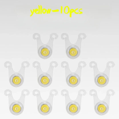 10-Group LED Atmosphere Rope Lights - Waterproof Outdoor Tent, Camping & Party Decoration Lamps