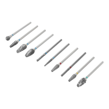 DENTAL Carbide Drills Kit - 2.35mm HP, Autoclavable at 135°C, for Universal Grinding, Removing & Polishing