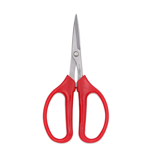 Stainless Steel Fruit Scissors - Red Handle Grape Clippers and Pruning Shears for Bonsai Gardening Tools