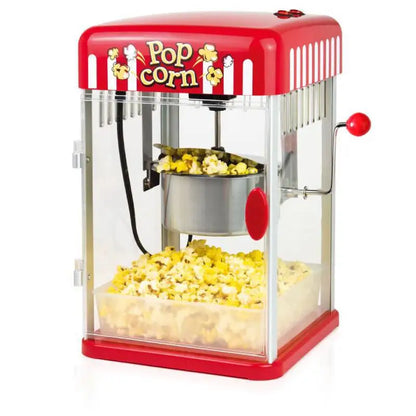 Small Electric Hot Air Popcorn Maker - Compact Household Popcorn Popper for Parties