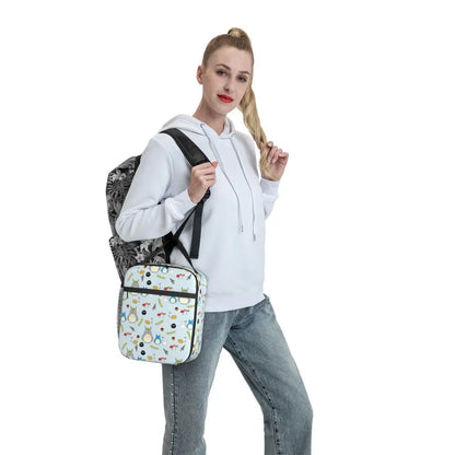 Totoro Miyazaki Anime Insulated Lunch Tote Bag – Portable Thermal Cooler for School & Office