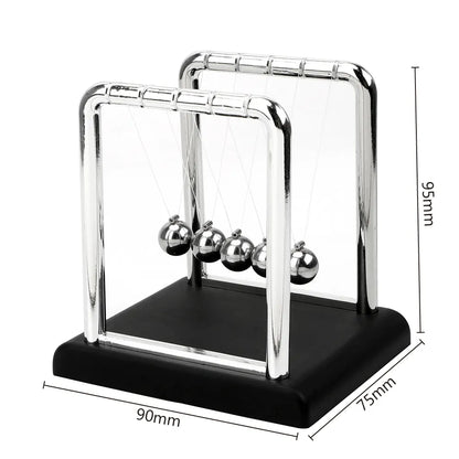 Newton's Cradle Balance Balls - Steel Pendulum Desk Toy for Science and Physics Fun