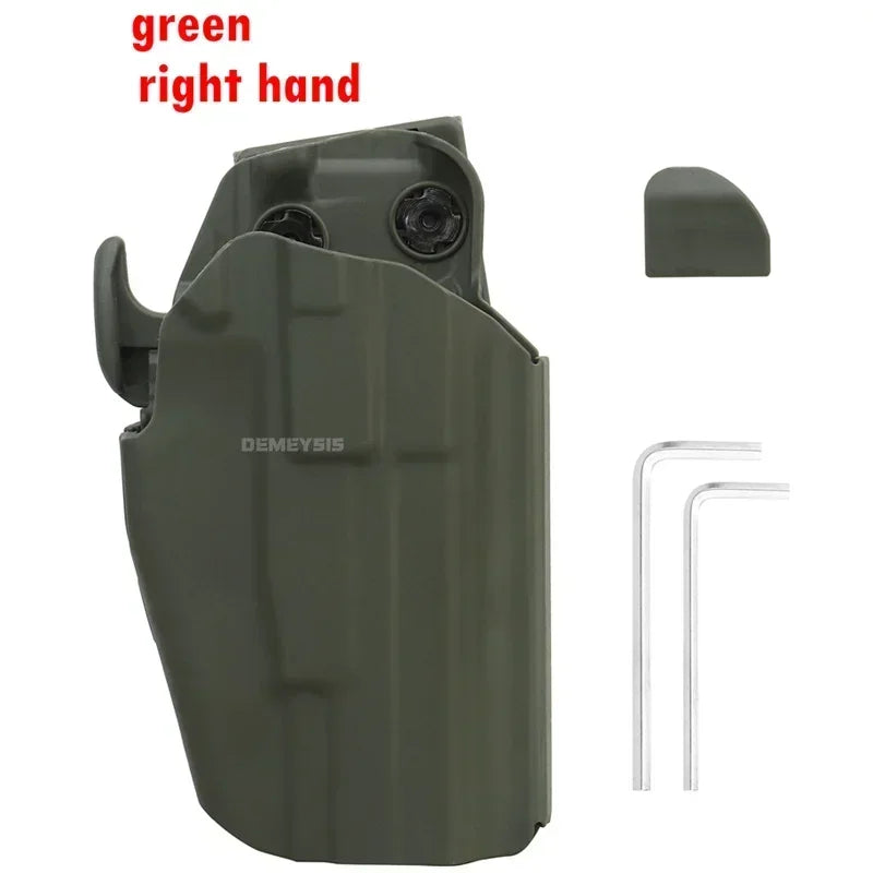Adjustable Tactical Gun Holster – Lightweight Waist Pistol Carry Case for Right/Left Hand Shooting, Hunting & Outdoor Use