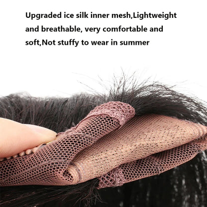 Silk Top Base Clip-In Hair Topper for Women – Real Human Hair Extension, Thin & Breathable Hairpiece