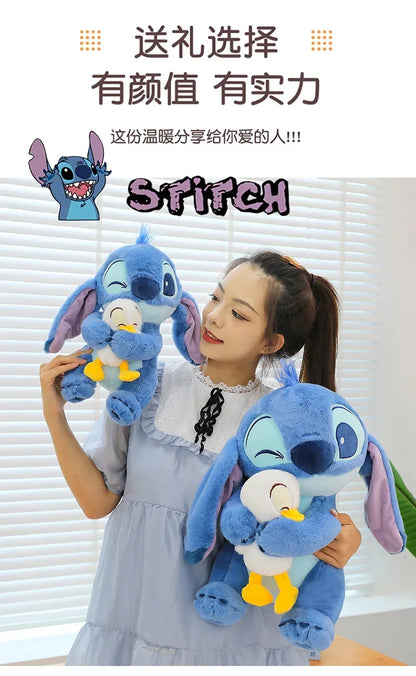 30/45cm Disney Stitch & Lilo Plush Dolls – Cute Donald Duck Stuffed Toys for Kids’ Birthday Gifts & Home Decoration