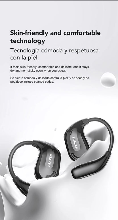 ERAZER XT66PRO Bluetooth Earphones – ASMR Headsets, DIY App, AI Translator, Wireless Earbuds with 13-Hour Battery Life & Display
