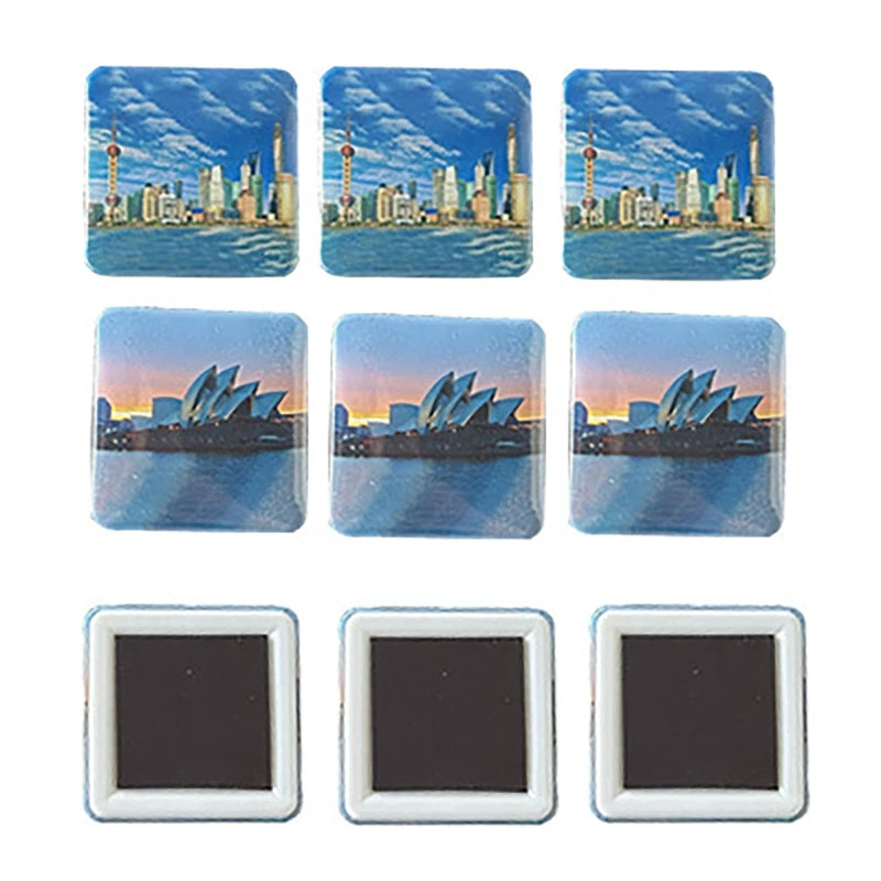 50x50mm Square Badge Press Machine - Rotating Manual for Refrigerator Magnets, Business Gifts, Home & Office Use