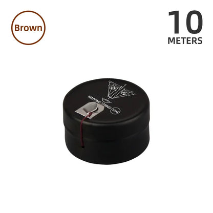 Microblading Eyebrow Mapping String - 10/20M Pre-Inked Brow Mapping Thread Marker for Permanent Makeup Tattoo Design