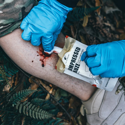 RHINO RESCUE Sterile Compressed Gauze for Emergency Wound Dressing – First Aid & Trauma Kit Essential