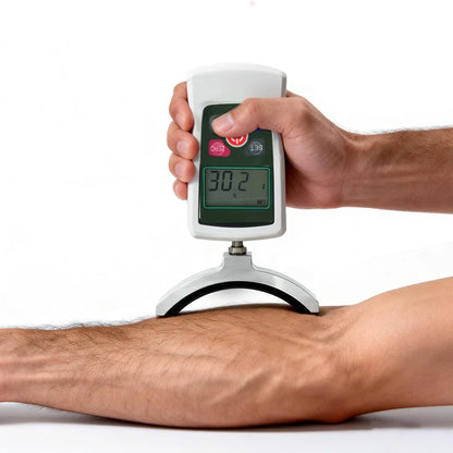 ALIYIQI 500N Digital Force Gauge - Handheld Push Pull Dynamometer for Muscle Strength Testing Sports & Rehabilitation