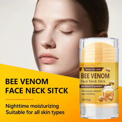 Bee Venom Face and Neck Firming Stick - Collagen and Vitamin C Moisturizing Skin-Smoothing Treatment