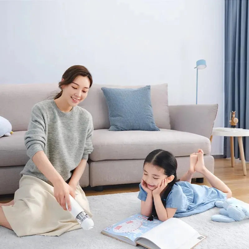 XIAOMI MIJIA Portable Handheld Vacuum Cleaner - 13000PA Cyclone Suction for Home & Car - Mini Wireless Dust Catcher Collector