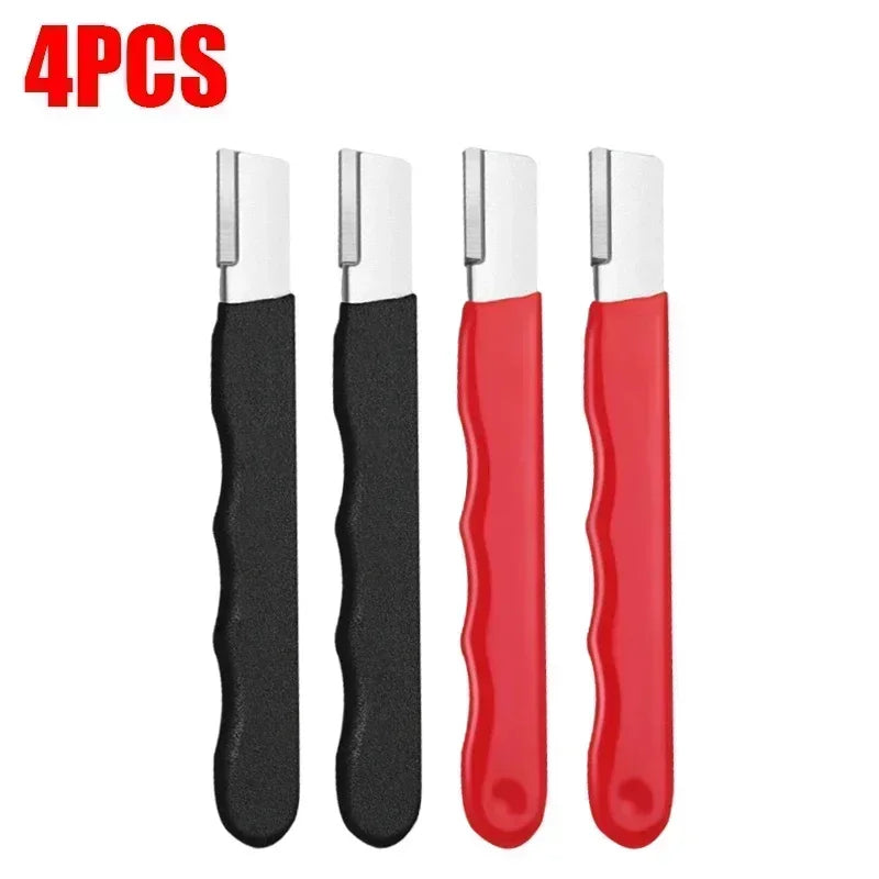 Portable Knife Sharpener - Alloy Steel Manual Knife & Scissor Sharpening Tool