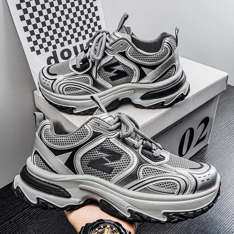 Men’s Casual Outdoor Shoes - Comfortable Hiking Sneakers for Sports, Streetwear & Everyday Wear