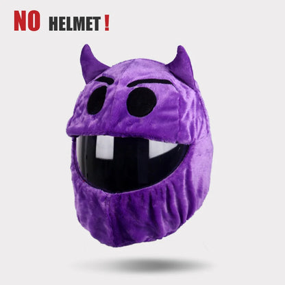 2025 New Funny Motorcycle Helmet Cover, Full Helmet Christmas Cap Gift, Personalized Motorbike Crash Case