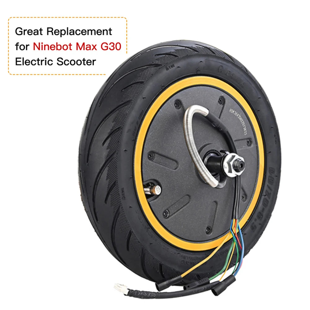 60/70-6.5 Electric Scooter Motor Wheel – 36V 500W Rear Drive Replacement for Ninebot Max G30