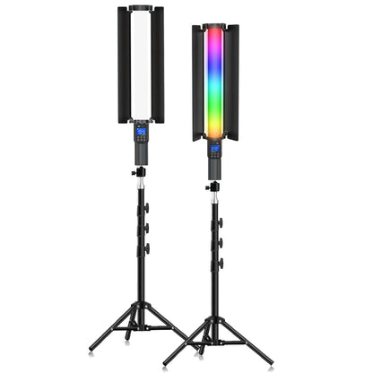 RGB Photography Video Light Stick - Colorful LED Lamp Fill Light, Handheld Speedlight with Tripod Stand for Parties