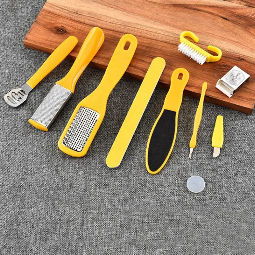 Best-Selling 10-in-1 Foot Care Kit - Nail Nipper, Toe Separator, Callus Remover, Foot File, Pedicure Tools Set