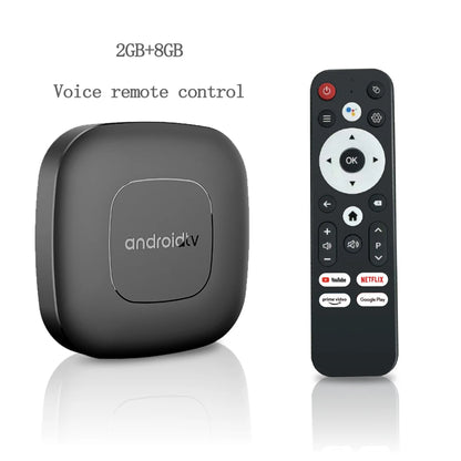 Android 13 Smart Home Theater TV Box – Allwinner H313, Google Assistant, Netflix Streaming, Bluetooth Media Player, 2GB/16GB, 2.4G/5G Wifi, T1
