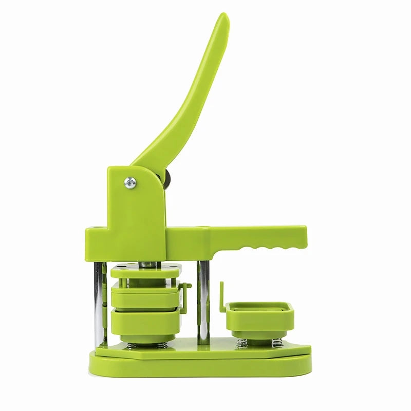 50x50mm Square Badge Press Machine - Rotating Manual for Refrigerator Magnets, Business Gifts, Home & Office Use