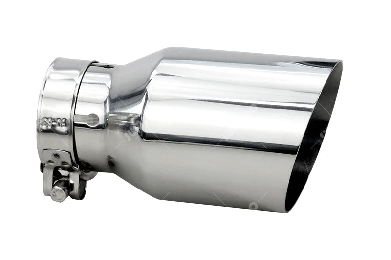 Universal Stainless Steel Car Exhaust Muffler Tail Pipe — Auto Modification Accessory