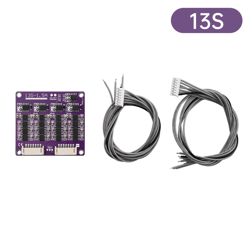BMS 1.5A Lithium Battery Active Equalizer – 3S to 21S Li-ion, LiFePO4 & LTO Balancer Board with Balance Capacitor