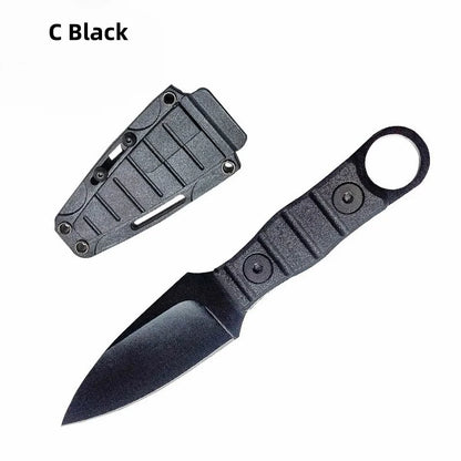 Professional D2 Steel Survival Knife - Fixed Blade EDC Camping Tool with Sheath for Outdoor Adventures