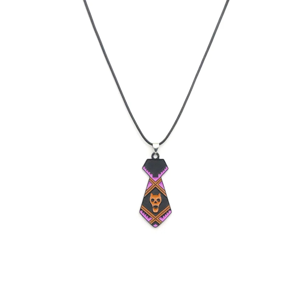 JoJo’s Bizarre Adventure Arrow Pendant Necklace – Josuke & Jotaro Cosplay Jewelry Gift