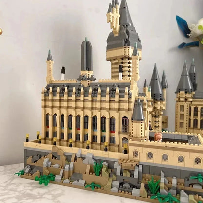 Micro Bricks City Medieval Magic Castle Model – Creative School Architecture Palace Building Blocks for Kids Gifts