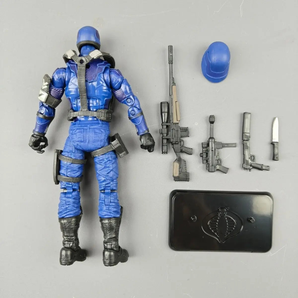 6-Inch G.I. Joe Classified Series Retro Snake Eyes Action Figure – Cobra Trooper Collectible Toy & Gift